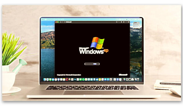 MacBook’a Windows XP yüklediler! Nasıl görünüyor?