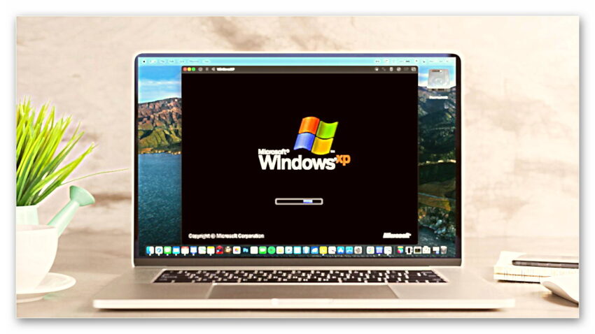 MacBook’a Windows XP yüklediler! Nasıl görünüyor?