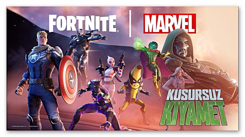 Fortnite’ın Yeni Battle Royale Sezonu “Kusursuz Kıyamet”ten İlk Fragman Geldi: Marvel Geliyor! [Video]