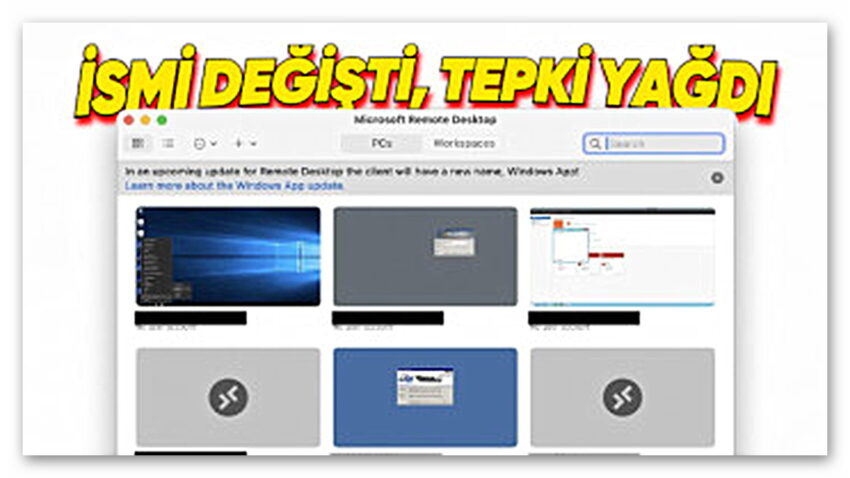 Microsoft, “Uzak Masaüstü” Uygulamasının Adını Alakasız Bir Şekilde Değiştirdi, Kullanıcılardan Tepki Yağdı