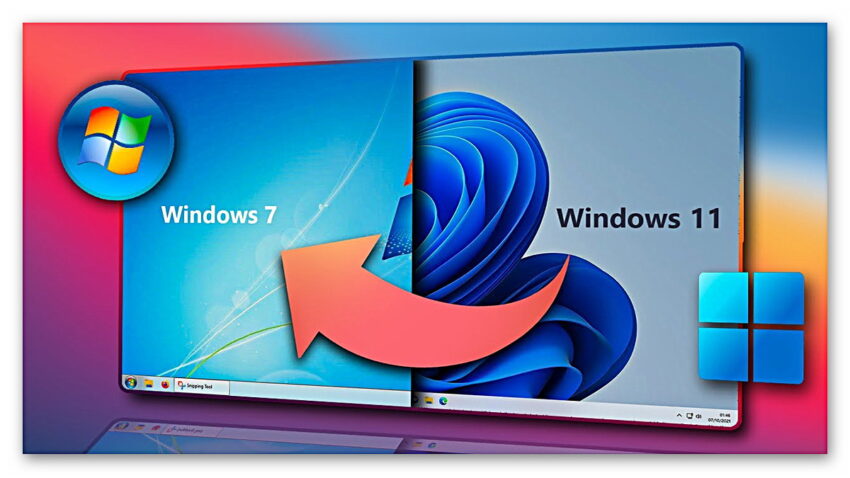 Windows 7 tasarımı tek tuşla Windows 11’e geliyor!