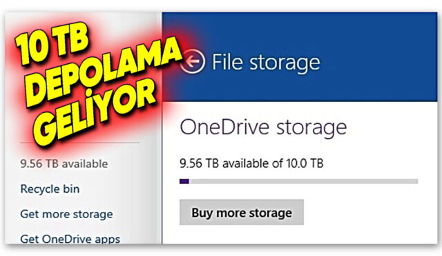 Microsoft, OneDrive’ın Maksimum Depolama Alanını Artırıyor: 10 TB’a Kadar Çıkacak!