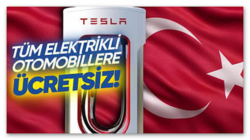 Tesla, 29 Ekim’de Türkiye’deki Tüm Elektrikli Araçları Ücretsiz Şarj Edecek!