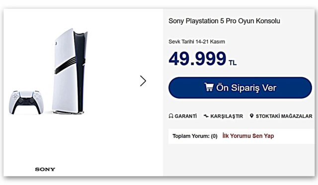 PlayStation 5 Pro, Türkiye’de Ön Siparişe Açıldı: İşte İnsanı Oyundan Soğutan Fiyatı