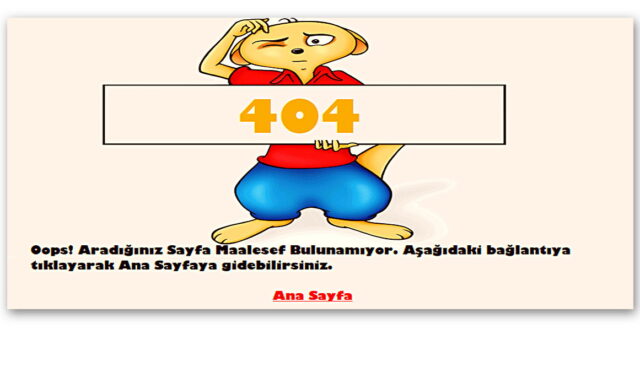 Blogger için Özel 404 Hata Sayfası mı oluşturmak