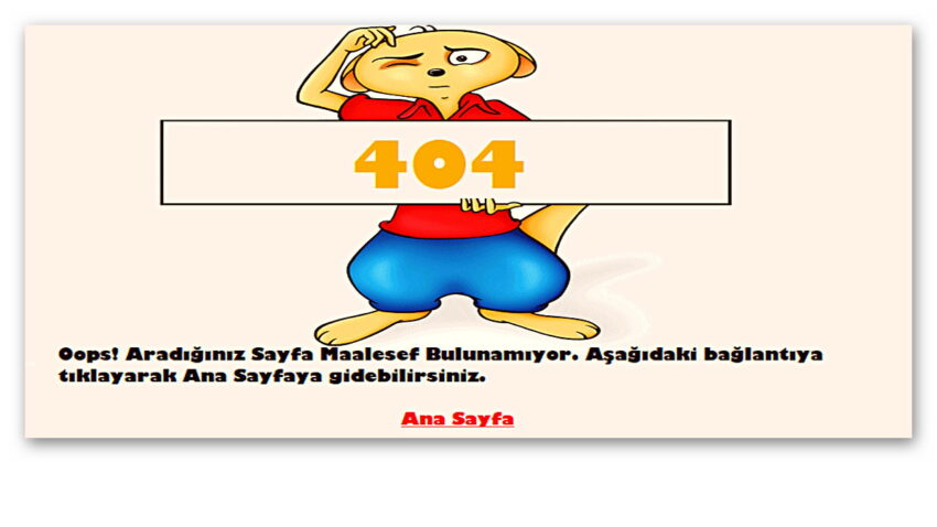 Blogger için Özel 404 Hata Sayfası mı oluşturmak