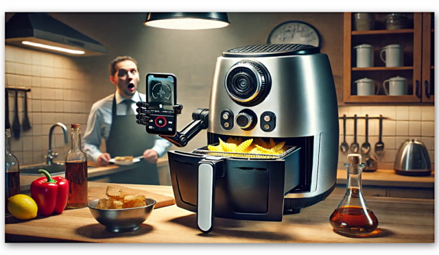 Airfryer, casusluk yaparken yakalandı!