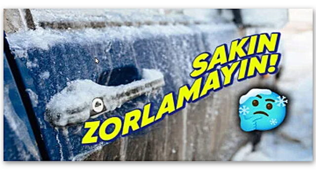 Kış Kâbusunuz Olmayacak: Arabanızın Kapısı Donduğunda Panik Olmadan Yapmanız Gerekenleri Tüm Detaylarıyla Anlatıyoruz