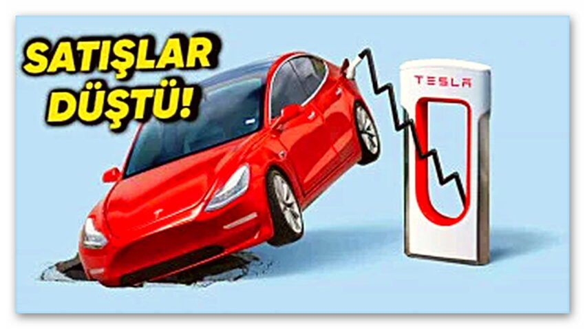 Elektrikli Araç Pazarındaki Rekabetten Etkilenen Tesla’nın, 2024 Verileri Alarm Veriyor: Satışlar İlk Kez Bu Kadar Düştü (Herkes Yerini Alsın, Ortalık Kızışacak!)