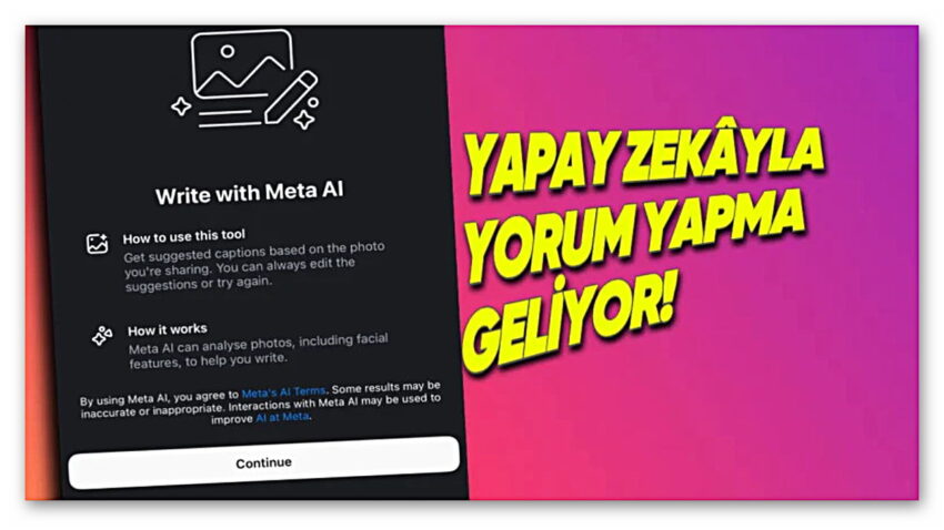 Instagram’a Bir Özellik Geliyor: Yapay Zekâyla Yorum Yapma!